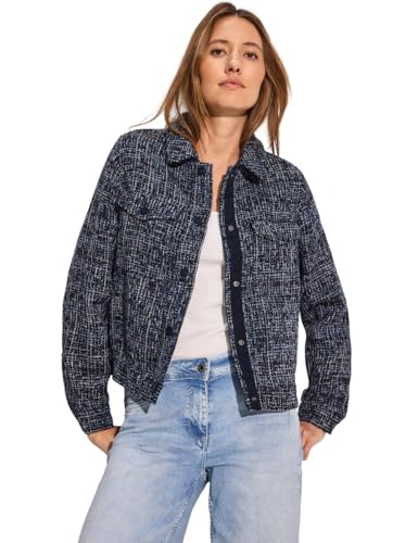 Veste bouclée Cecil B212237 manteau léger femme couleur Bleu Universel taille L