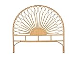 Vente-unique-Cabecero 140 cm - Ratán - Natural - SOLIA