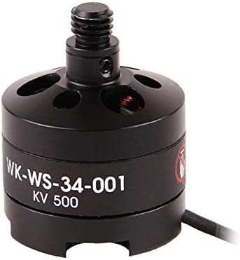 HobbyFlip Black Brushless Motor Levogyrate Thread WK-WS-34-001 TALI H500-Z-11 Compatible with Walkera Tali H500