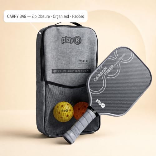 Image of playR Performance Carbon Fiber Pickleball Set of 4 for Kids & Adults