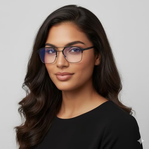 Image of Blue Light Filter Glasses Unisex Computer Eyewear for Men and Women Anti Glare Screen Protection Glasses for Laptop Mobile Gaming Work Reading Digital Eye Strain Relief Spectacles