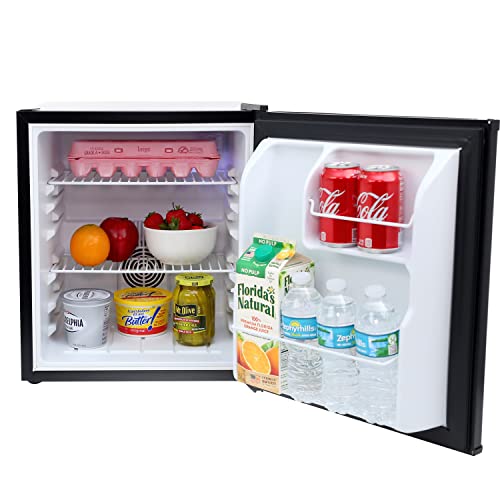 Avanti Mini Fridge Superconductor Commercial Compact Refrigerator for Hotel, Home Office or Dorm, Auto Defrost with Reversible Door, 1.7-Cu.Ft., Black by Avanti - Used condition - Image 4