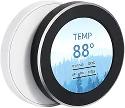 2.1' Round Screen Display Dinâmico, DIY Monitor Círculo, Refrigeração a Água, PC, CPU, Temperatura