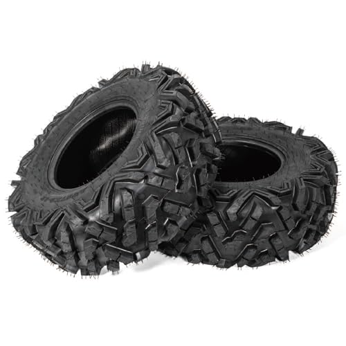 Image of FORERUNNER 27x9-12 ATV Tires, All Terrain ATLAS (Pack of 2, Tubeless) | FORERUNNER 6PR 27x9-12 ATV UTV Trail Sand Mud Off-Road Tires