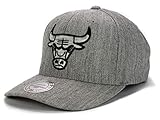 angenehmer Tragekomfort Mitchell & Ness NBA Curved Visor 110 Snapback - Chicago Bulls, grey heather
