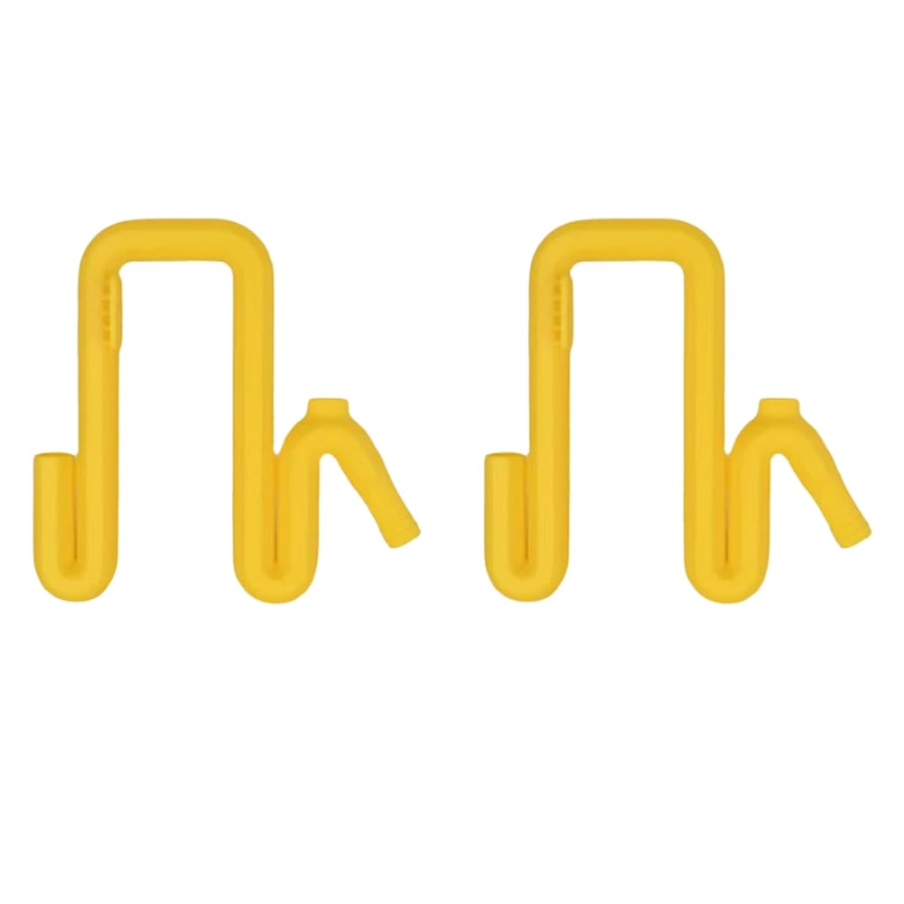 Jnchdghwa Yellow For Water Drainage Hose For Water Tanks Rain Barrels Overflow Pipe With Downspout Bucket No-Drill 2Pcs