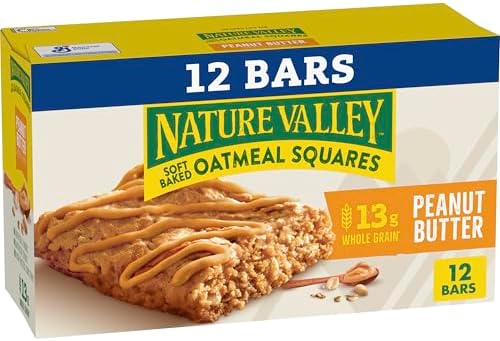 Nature Valley Peanut Butter Soft Baked Oatmeal Squares, 12 ct, 14.88 oz