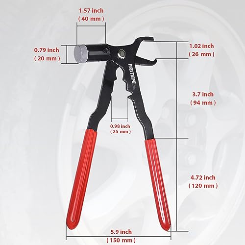 Firstinfo Coated Wheel Balance Weight Plier Hammer Tool Tire Weight Removal Tool #TOP4