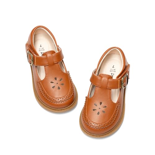DREAM PAIRS Girl Mary Jane Dress Shoes - Ballet Flats for Girl School Uniform Shoes for Toddler Little Girls