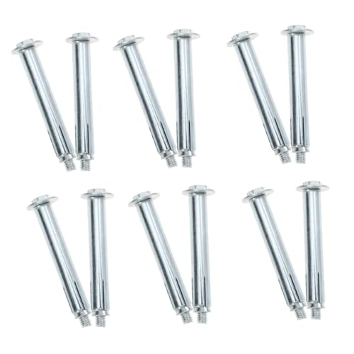 Unomor 20pcs Heavy Duty Expansion Bolts for Concrete and Masonry Brick Anchors for Driveway and Bumps for Secure Installation
