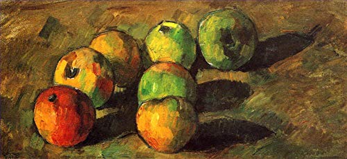 Peinture à l'huile Cézanne Nature morte aux sept pommes pour vibrer au rythme de l'art