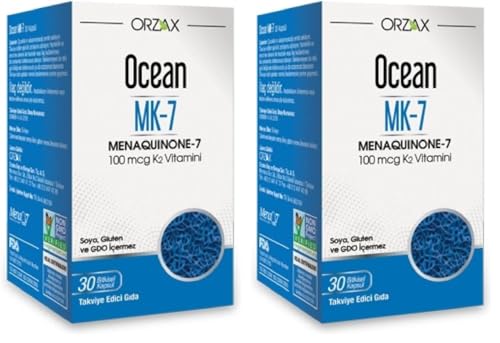 Orzax Vitamin K2 (Mk-7) 30 Hard Kapsül (2 paketi)