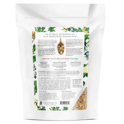 Dr. Harvey’s Veg-To-Bowl Pre-Mix Dog Food, Grain Free For A Whole Food Diet (5 Pounds) #TOP7