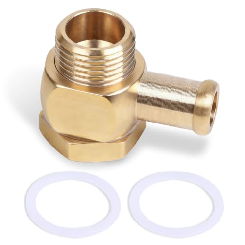 JADSOrBoBi 8089 Carburetor Inlet Fitting Compatible with Edelbrock, Fuel Banjo