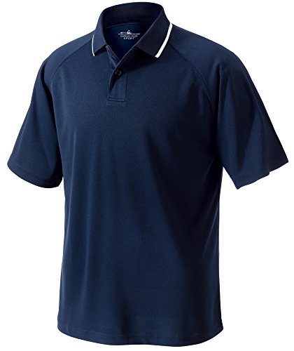 Charles River Apparel Men's Classic Wicking Polo, Navy, L
