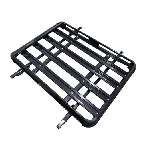 Porte-bagages de toit pour SUV en aluminium noir 127x90cm
