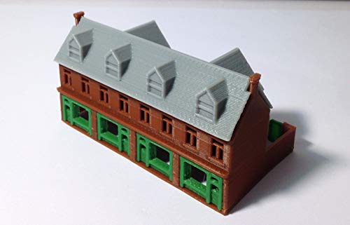 Bâtiment victorien Z Outland Models pour recréer une rue commerçante miniature d'époque