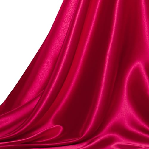 Satin Fabric by The Yard, 55 Inches Wide Charmeuse Satin