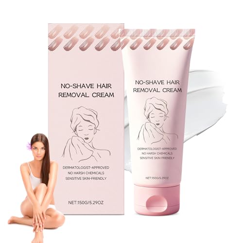 No Shave Hair Removal Cream, No Shave Hair Remover for Women, Fast and Gentle, Moisturizing &amp; Nourishing Formula for Sensitive Skin