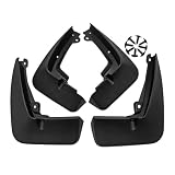 4 parafanghi per auto per Renault Captur 2019-2021, paraspruzzi anteriori e posteriori, parafanghi decorativi con viti di montaggio