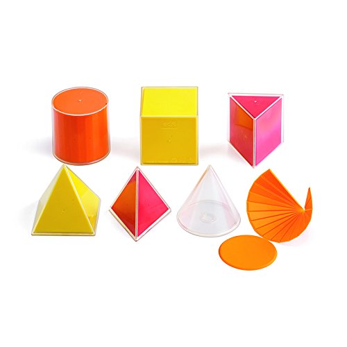 edx education 2D/3D Geometric Solids - Set of 6