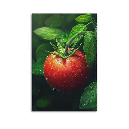 Affiche tomate moderne 60x90 cm poster mural artistique grand format cuisine salon