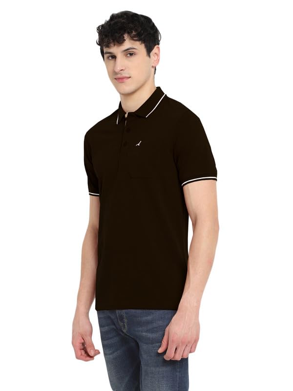 Image of AMERICAN CREW Polo Collar T-Shirt for Men with Pocket