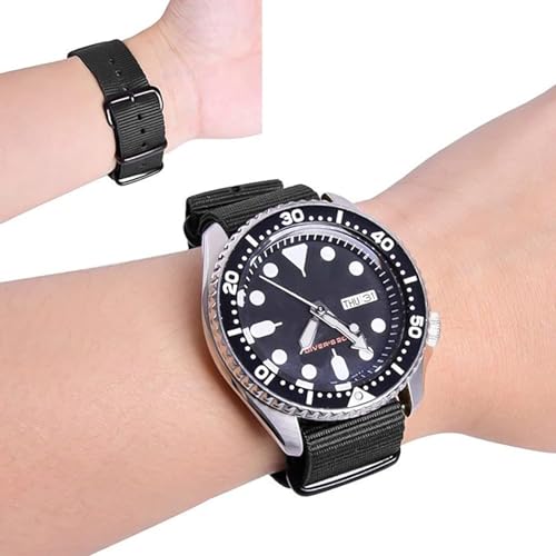 Ritche Christmas Gift Military Ballistic Nylon Strap 16mm 18mm 20mm 22mm Premium Nylon Watch Band Strap With Stainless Steel Buckle (4 Packs), White Elephant Gifts, Stocking Stuffers for Men