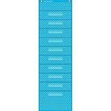 Teacher Created Resources Aqua Polka Dots 10 Pocket File Storage Pocket Chart (20738)