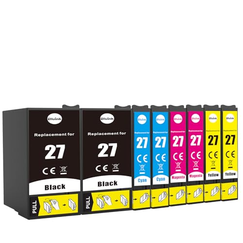 Cartouches d'encre 27XL compatibles epson pour corriger les bavures textuelles