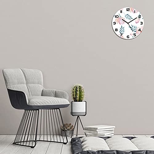 Horloge en verre lisible 30 cm pour embellir un mur vide - 5