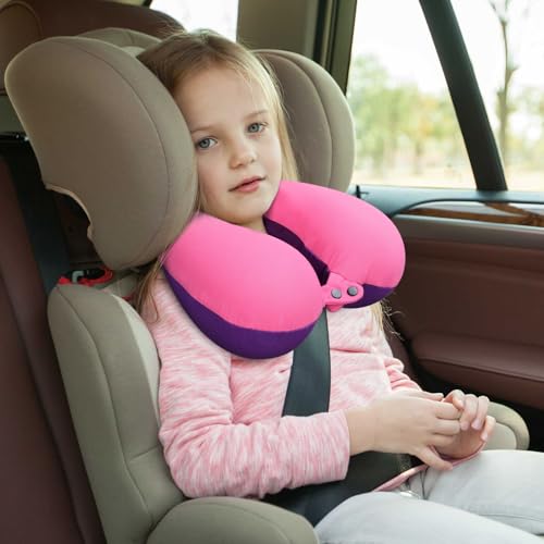 Set 2 Almohadas de viaje para niños de espuma viscoelástica miniatura 6