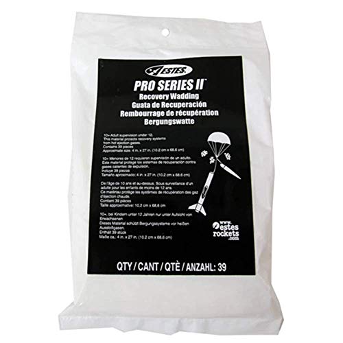 Estes Rockets 3556 Pro Series Ii Recovery Wadding, For Model Rockets (39 Sheets) #TOP1