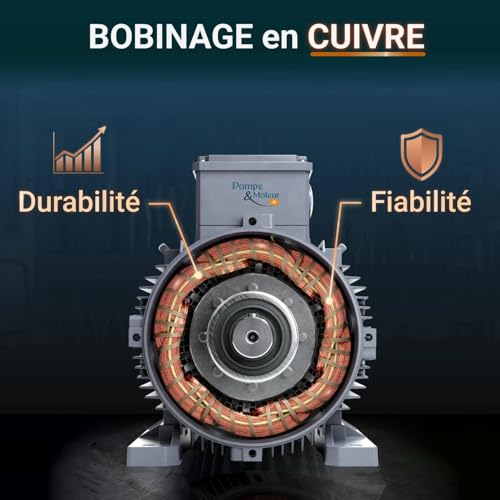 Moteur triphasé 230/400v résistant aux surcharges pour atelier - 4