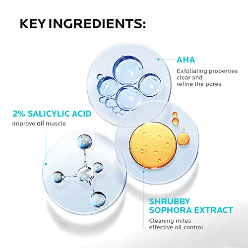 Zealsea Oil-Free 2% Salicylic Acid Cleanser Bha Exfoliant For Face Aha Pore Cleansing Acne Wash Gel Facial Cleanser Helps Reduces Breakouts And With Oily Skin Control For Sensitive Skin (8.45Oz) #TOP1