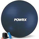 Doppelter Trainingseffekt - Trainieren Sie durch geeignete Übungen Ihren ganzen Körper. Traditionelle Übungen sind dank des POWRX Anti Burst Balls noch viel intensiver und effektiver. Bauen Sie Muskeln auf und trainieren gleichzeitig Ihre Balance.