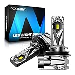NOVSIGHT H11 Headlight Bulbs - 1:1 Size 20000LM 6500K Cool White Light, Plug and Play H11 LED Headlight Bulb, IP68 Waterproof, Pack of 2