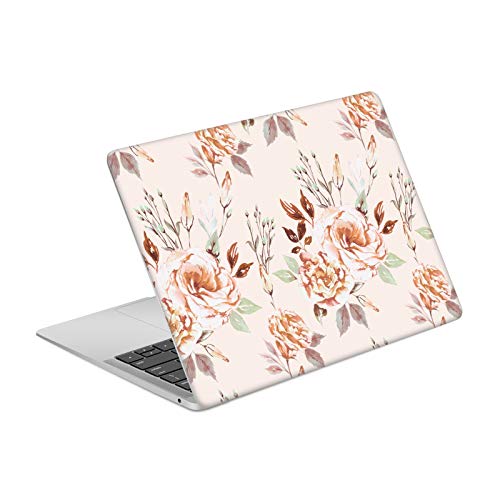 Skin MacBook Air 13.3 A1932 Autocollant Vinyle Fleur Anis Illustration