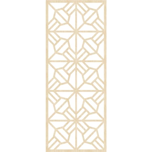 Image of Auburn Decorative Pierced Fretwork Wood Wall Panels, 31 3 /8 inchW x 79 3 /8 inchH x 1 /4 inchT, Birch