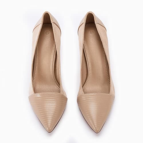 Image of PiePieBuy Womens High Heels Pumps Pointed Toe Slip On Stiletto Classic Dress Party Office Shoes