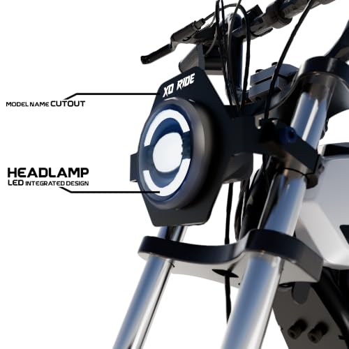 Image of XO-Ride Conqueror Electric Cycle - 250W Rear Hub Motor | Bright LED Display | Shimano 7-Speed | 36V 15Ah Battery | Up to 60 km Range | 2-Seater (Milky White)