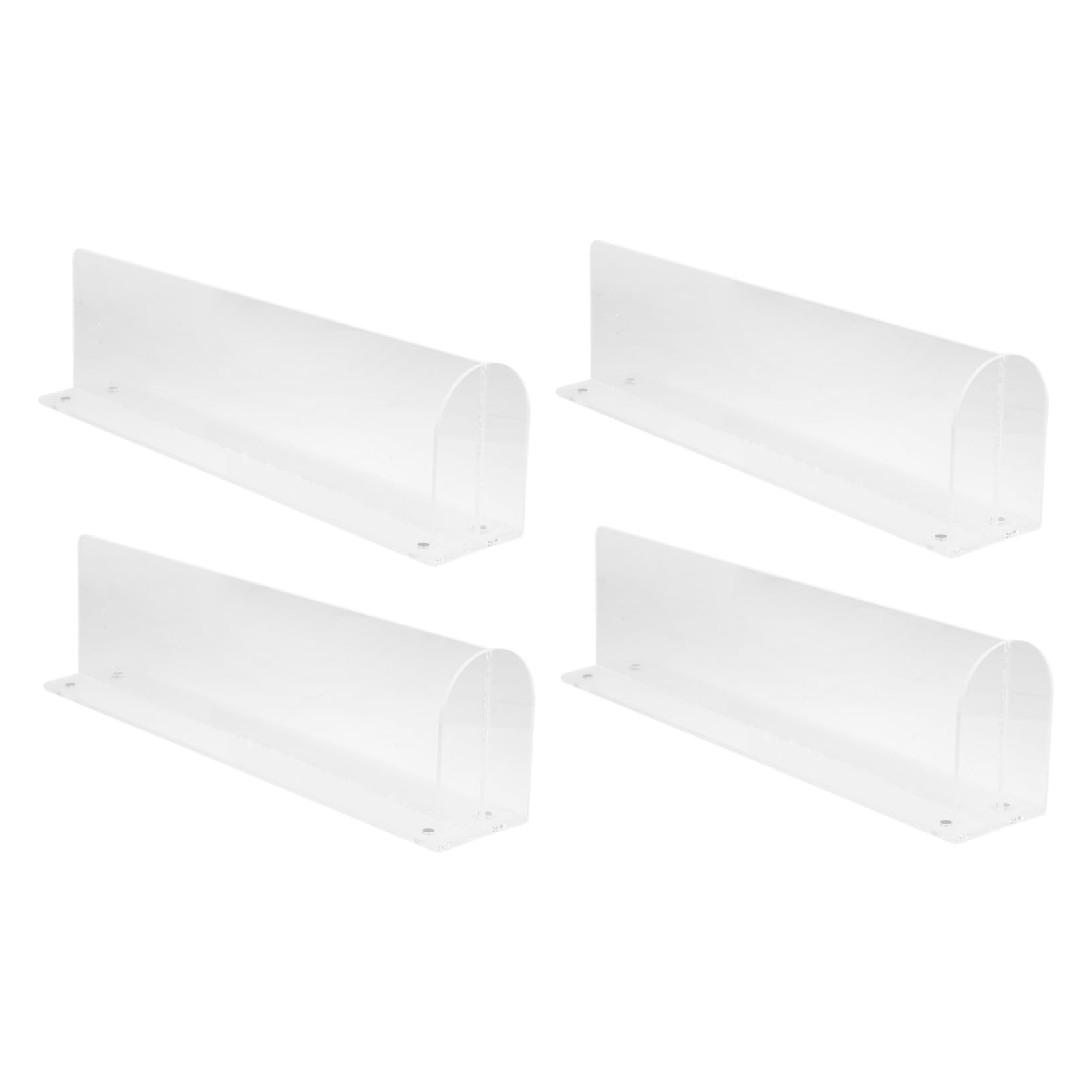 Healifty 1set Shelf Dividers for Stores Supermarket Goods Classification Boards Snacks Divider Right Angle Design for Neat Organization Retail and Home Spaces 4pcs