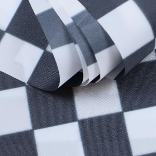 Image of AZ FLAG Checkered Black and white 6 meters BUNTING Flag 20 flags 9'' x 6'' - Car race STRING flags 15 x 21 cm