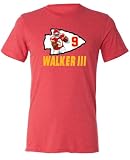 TRIBLEND Ken Kenneth Walker III Kansas City Logo Shirt T-Shirt 2XL