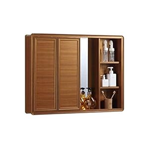 Frameless Bathroom Medicine Cabinet Recess Installation Only Cabinets Bathroom Furniture Bathroom Space Aluminum Hidden Wall-Mounted Bathroom Rack Rectangular Bath Mirror (Size : 801367cm) ( 80*13*67cm)