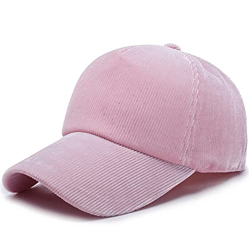 WHSPORT Baseball Cap Casual Sport Snapbacks Kappe Sonnenschutz Golf Caps Trucker Hut Verstellbar Visier Mütze Unisex Hüte für Alle Outdoor-Aktivitäten (Color : Pink, Size : One Size) Cover