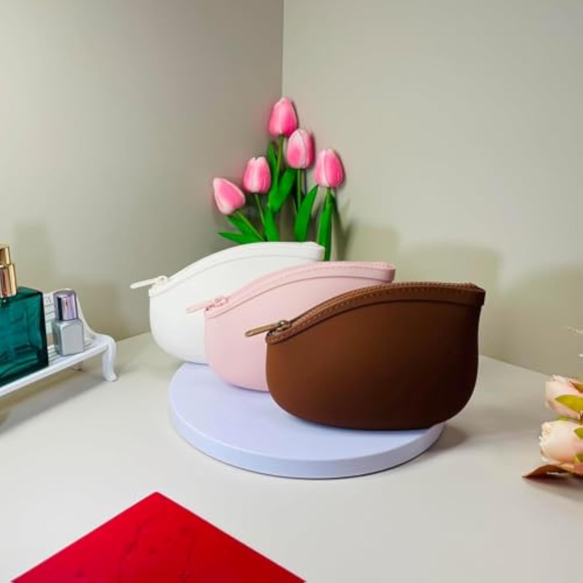 Makeup Travel Bag Pouch, Washable Cosmetic Organizer