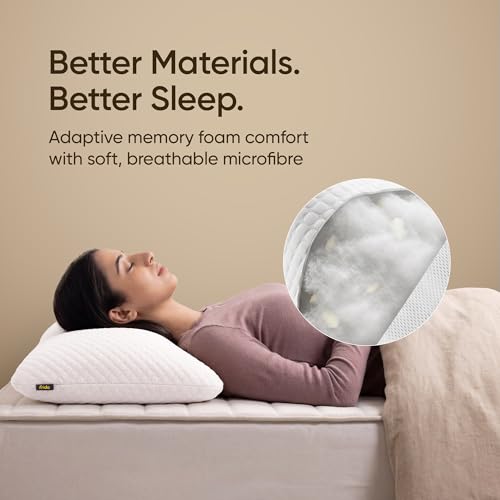 Image of Frido Crescent Adjustable Pillow for Side Sleepers, Ergonomic Neck & Shoulder Support, Customizable Loft, Cooling Airflow & Adaptive Comfort for Better Sleep, Half-Moon Shape Design, White