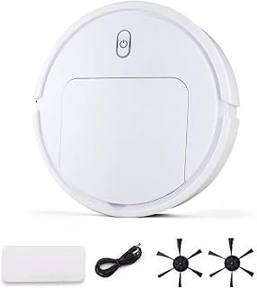 Aspiradora robótica, para fregona inteligente y aspiradora con robot de carga automática, función de purificación de aire 5 en 1 para uso doméstico (IS25 es blanco)