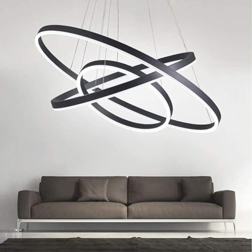 Lustre à télécommande LED pour plafond moderne de salle à manger - 3